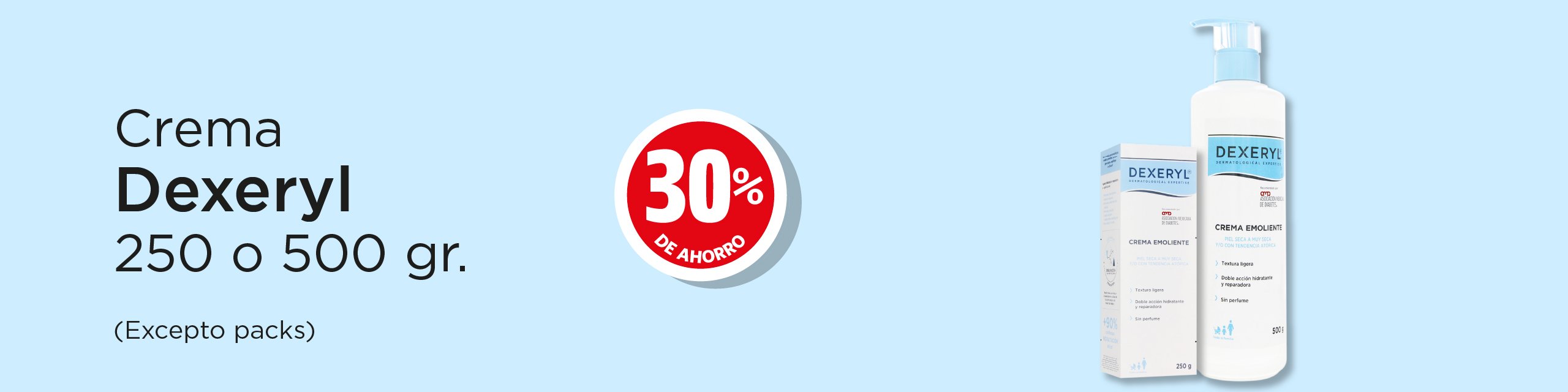 Crema Dexeryl 30% de ahorro